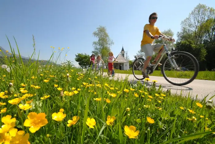 Inn cycle path near Rattenberg