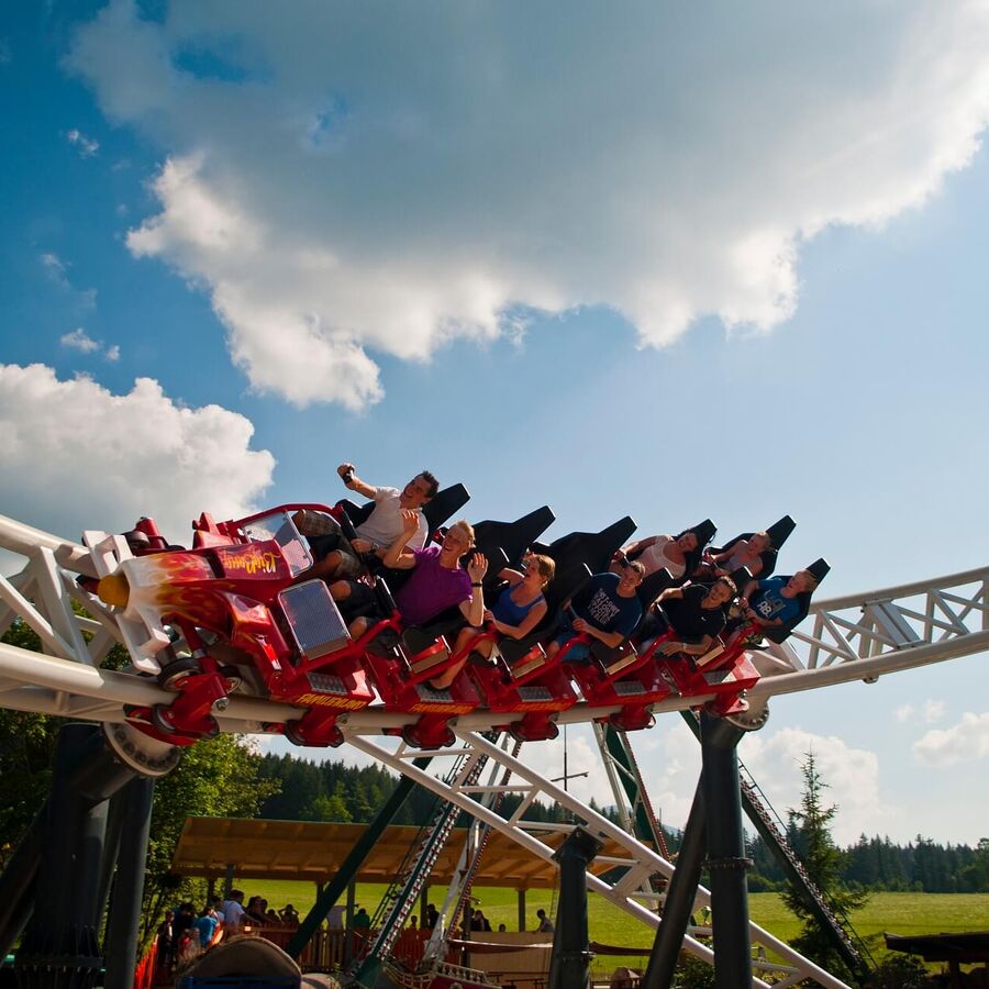 Die Achterbahn im Familienland im Pillerseetal.