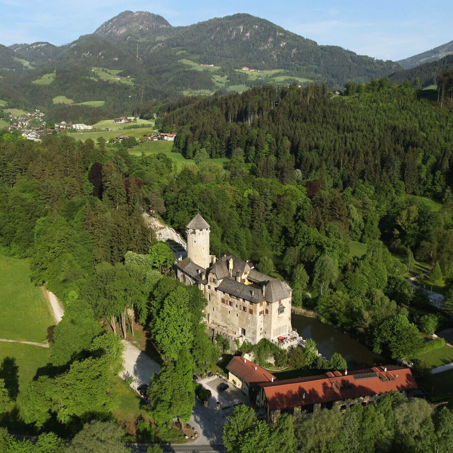 Hier sieht man das Schloss Matzen.