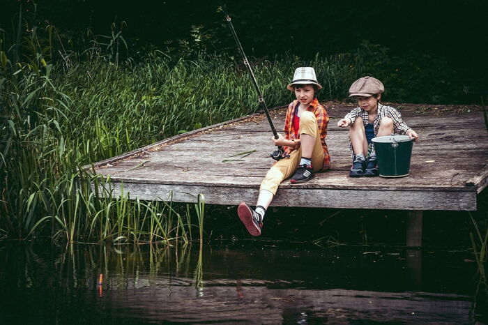 Fishing & angling – activity on a hut holiday