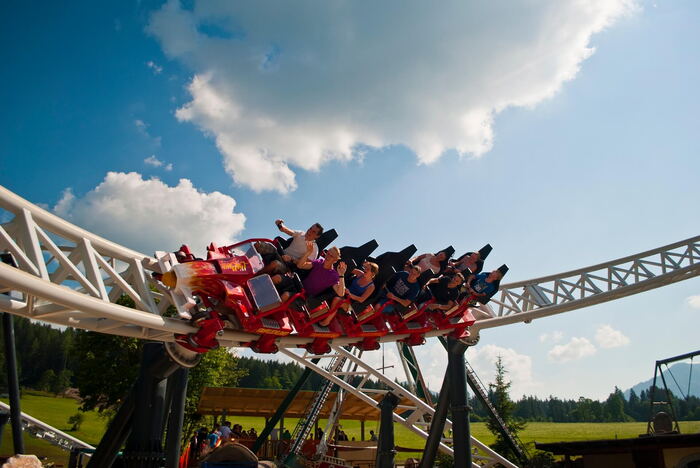 Mountain carts on the Gemeindealpe
