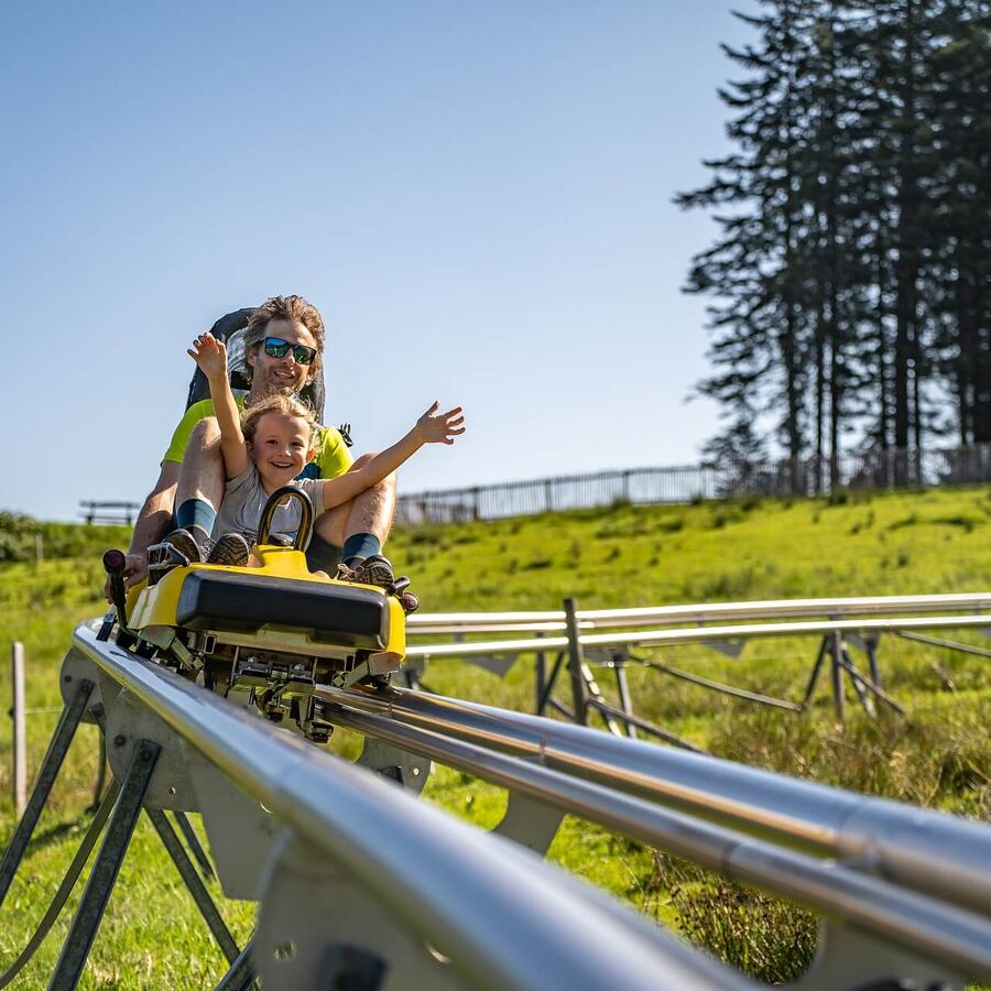 Sommerrodelbahn für Klein und Groß.