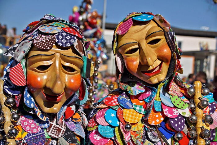 Carnival parade (Fasching) – activity on a hut holiday