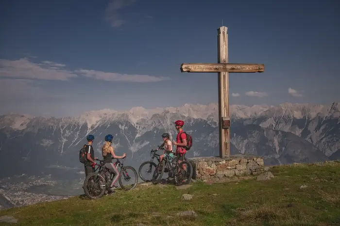 Mountain biking around the Glungezer
