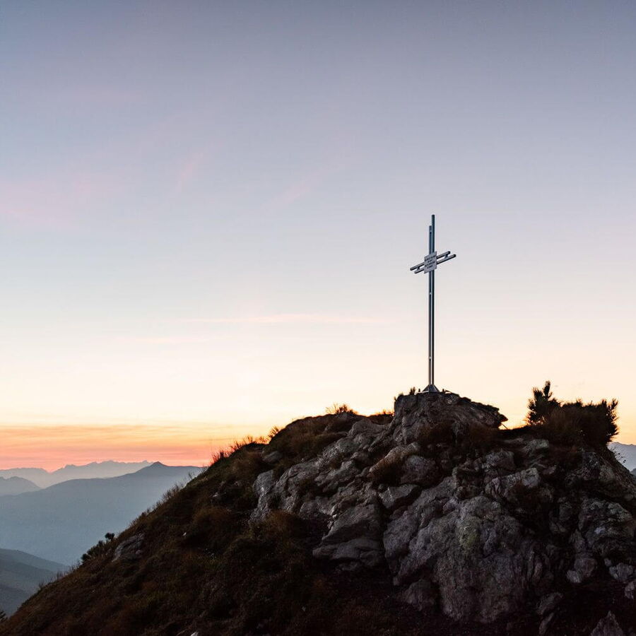 Das Gipfelkreuz am Gilfert.