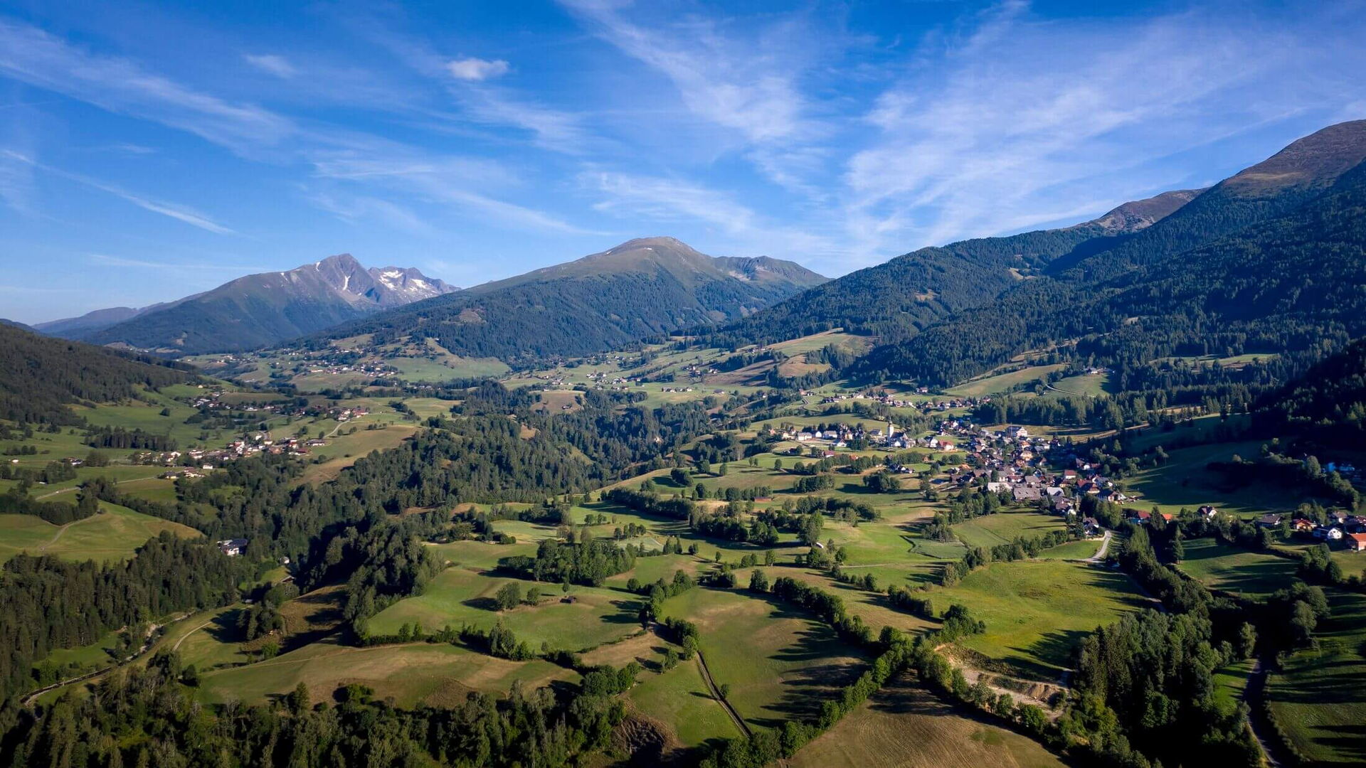 Blick nach Murau in der Steiermark.