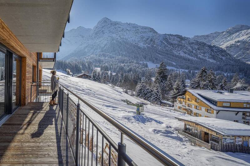 Alpenglück-LuxusLodge "Widderstein" in winter