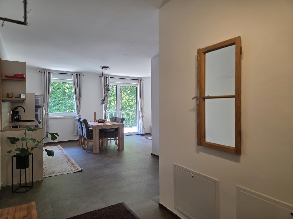 Waldsicht am Karwendelgebirge