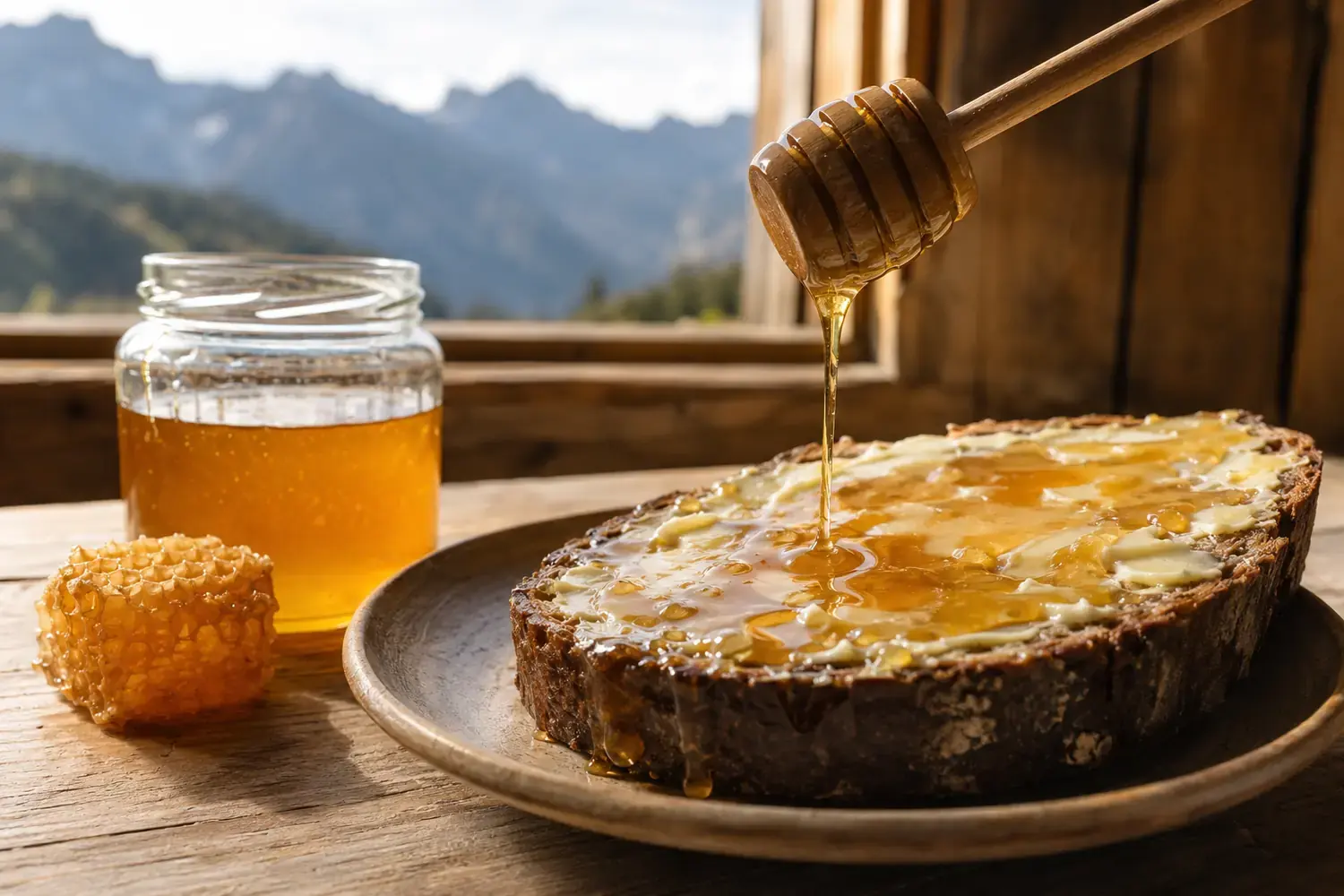 Honigbrot – regional und frisch angerichtet