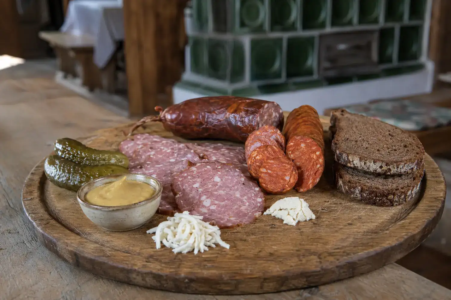 Wurstplatte – regional und frisch angerichtet
