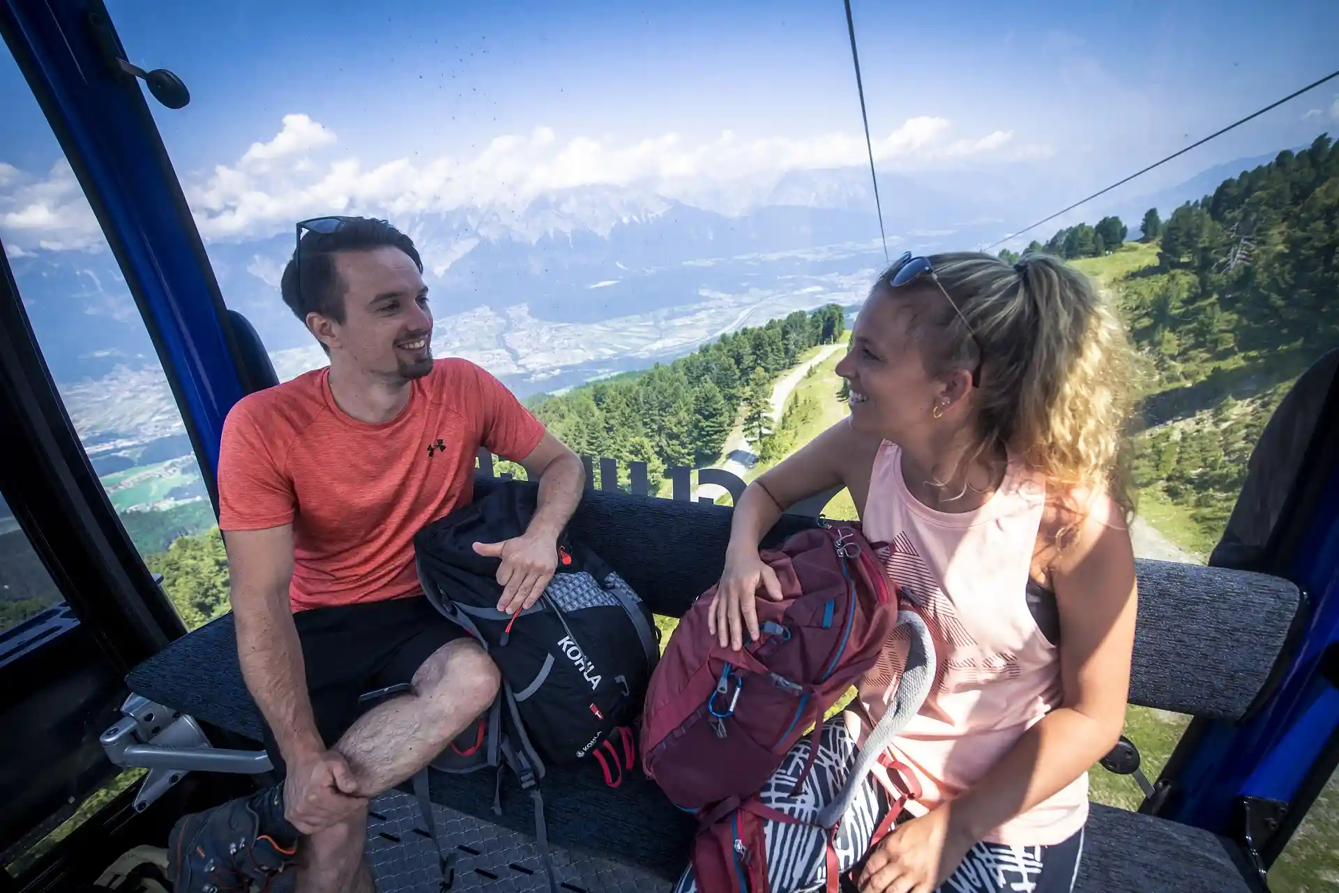 Mit der Glungezerbahn hinauf