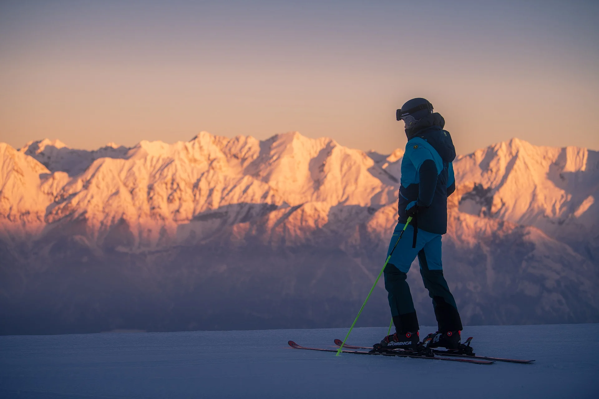 Skifahren am Glungezer