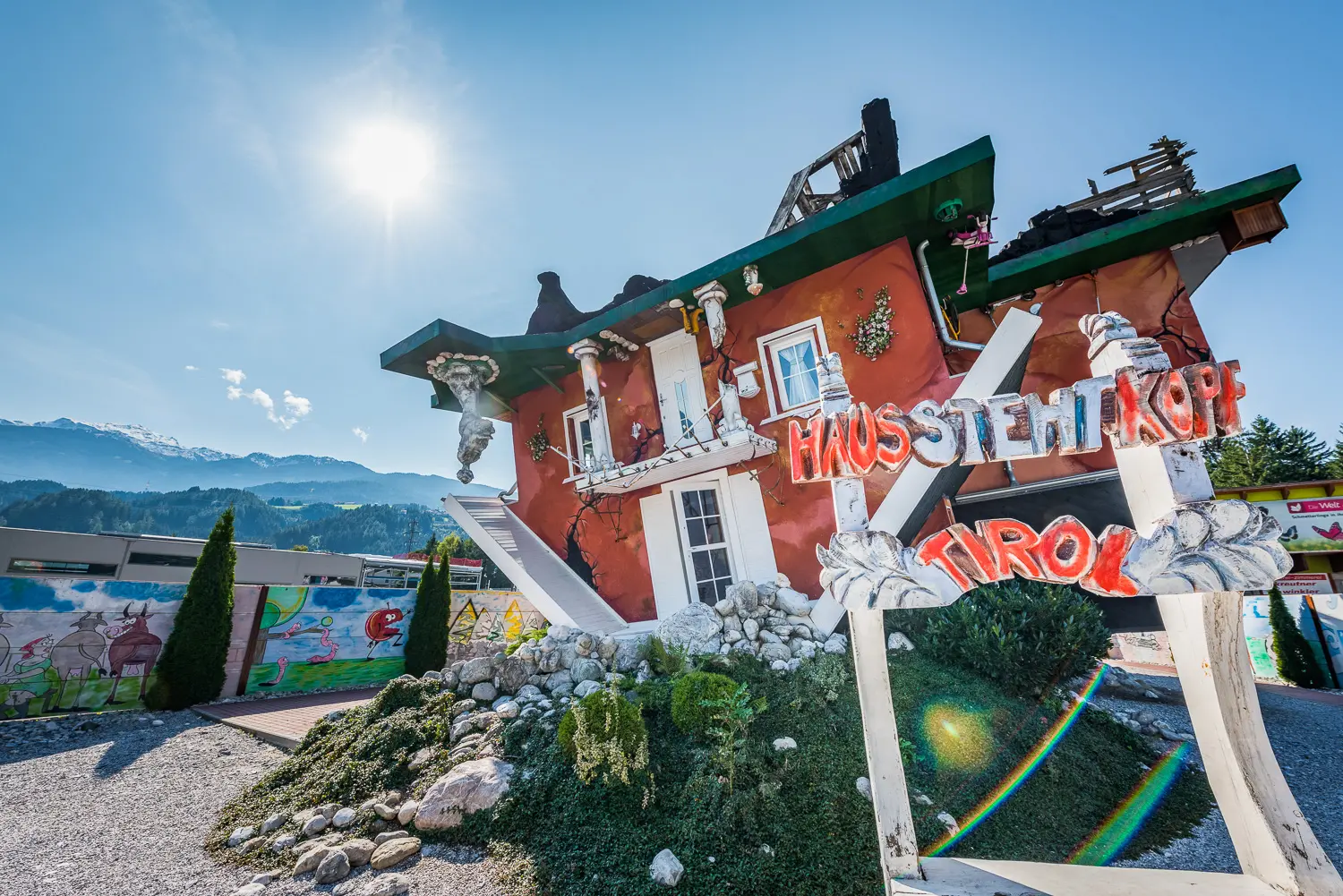 Haus steht Kopf and Tirolland – family outing in the Silberregion Karwendel